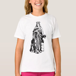 Sankta Barbara den store martyren Helig grafisk ko T Shirt