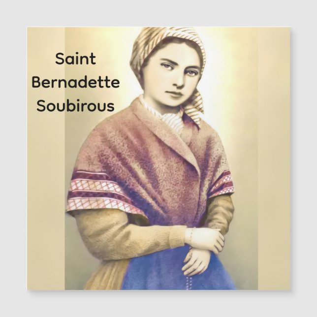 Sankta Bernadette Soubirous (Framsida)