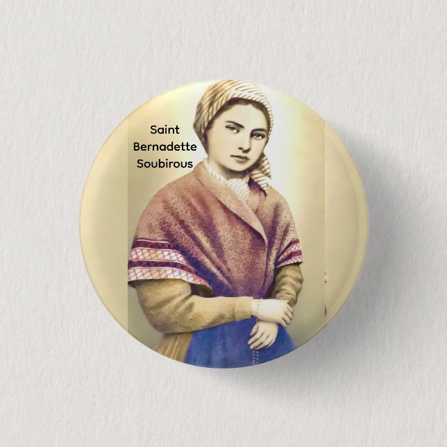 Sankta Bernadette Soubirous Knapp (Framsida)