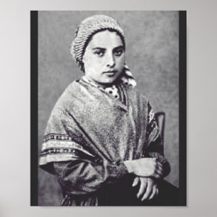 Sankta Bernadette Soubirous Poster