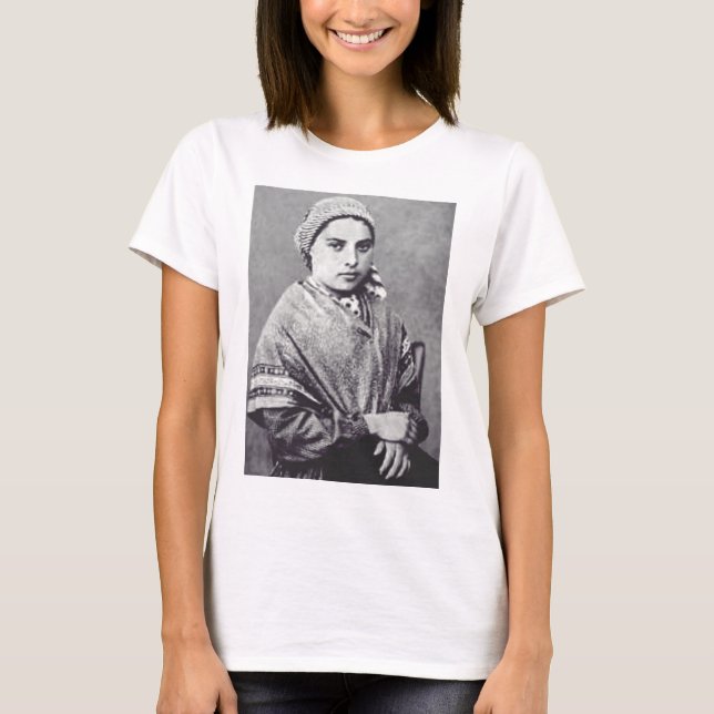 Sankta Bernadette Soubirous T Shirt (Framsida)