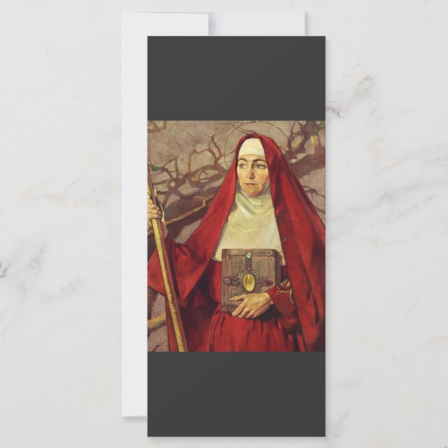 Sankta Brigid av Kildare keltisk låga sakral konst (Framsida)