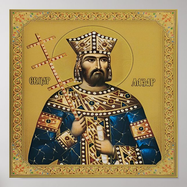 Sankta Car Lazar Poster (Framsidan)
