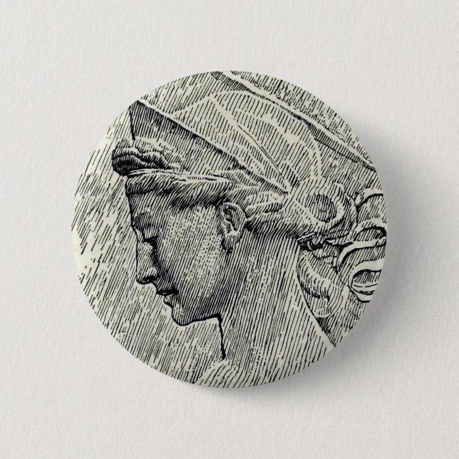 Sankta Cecilia jungfru och martyr Knapp (Framsida)