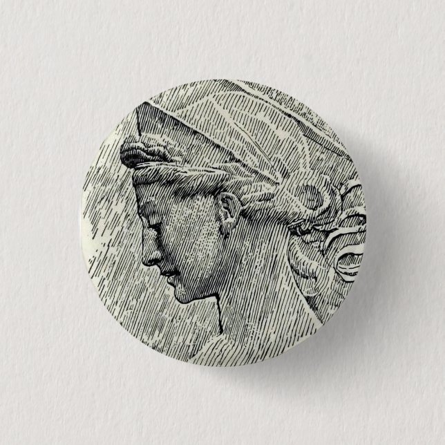 Sankta Cecilia jungfru och martyr Knapp (Framsida)