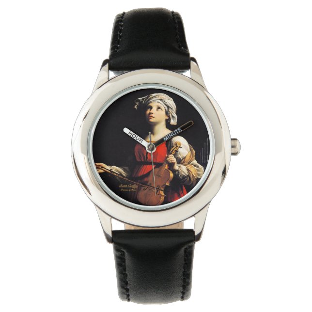 Sankta Cecilia Musikens Beskyddarinna Armbandsur (Framsida)