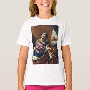 Sankta Cecilia Premium "Himmlisk konsert" Konsttry T Shirt
