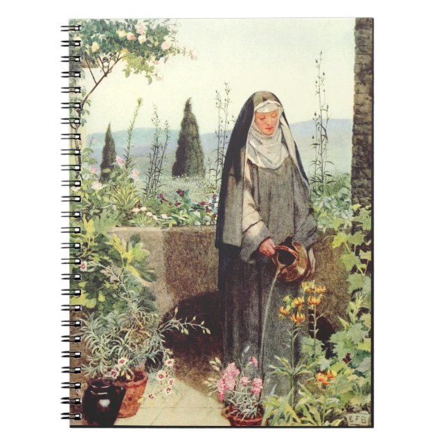 Sankta Clara av Assisi: Televisions helgonbeskydda Anteckningsbok (Framsidan)