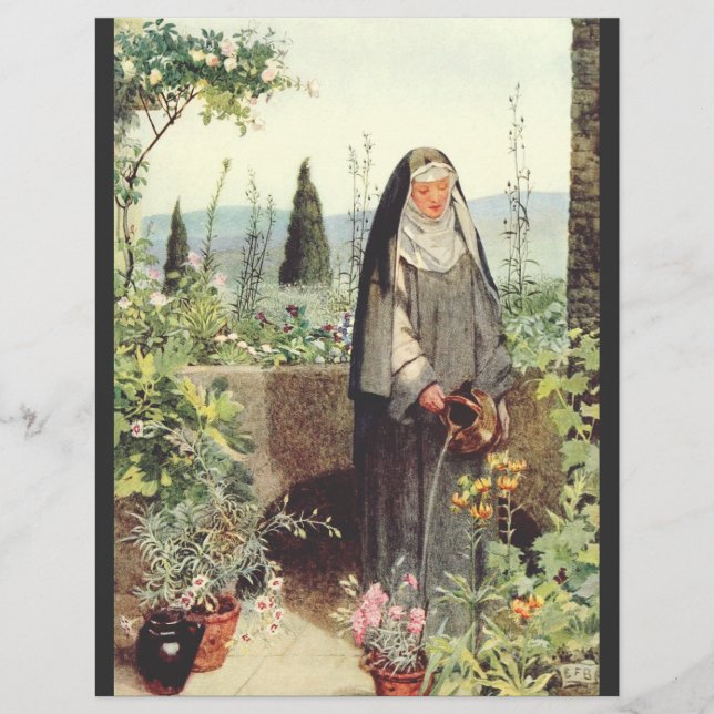 Sankta Clara av Assisi: Televisions helgonbeskydda Reklamblad (Framsidan)