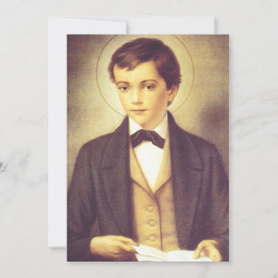 Sankta Dominicus Savio elev till Johannes Bosco Julkort