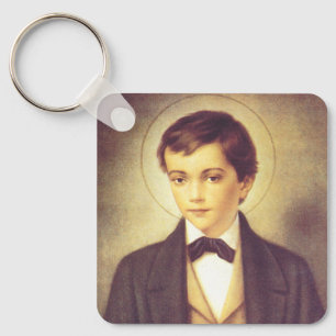 Sankta Dominik Savio elev till Johannes Bosco Nyckelring