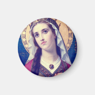 Sankta Elisabet av Ungern Premium Romantisk Stil Magnet