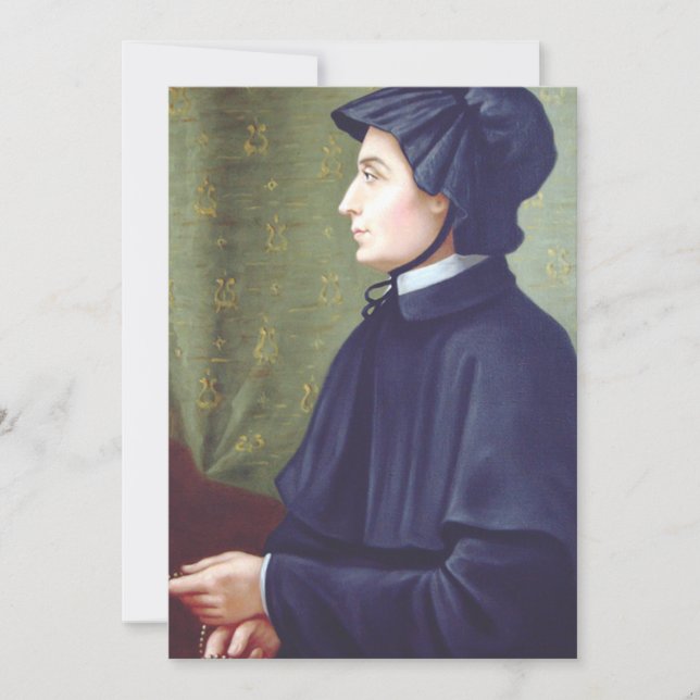 Sankta Elizabeth Ann Seton Inbjudningar (Framsida)