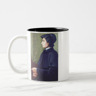 Sankta Elizabeth Ann Seton Två-Tonad Mugg
