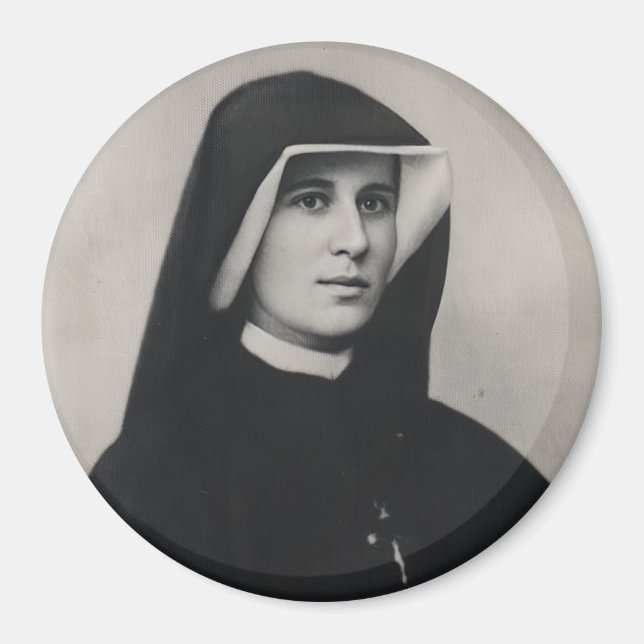 Sankta Faustina Kowalska Magnet (Framsidan)