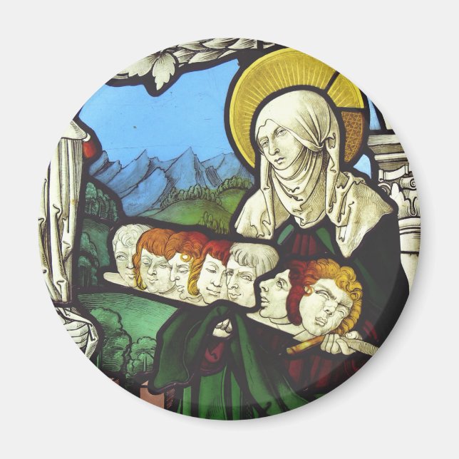 Sankta Felicitas och huvudena på hennes sju söner Magnet (Framsidan)