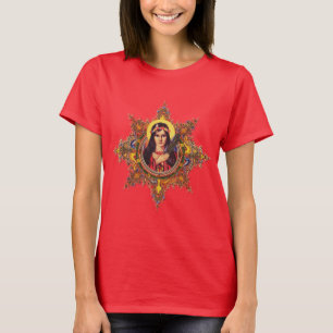 Sankta Filomena Premium Lysande Jungfru Konst T Shirt