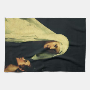 Sankta Frances av Rom av Giovanni Antonio Galli Kökshandduk