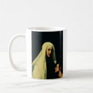 Sankta Franciska av Rom Guardian Angel Finkonst Kaffemugg