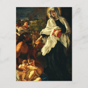 Sankta Franciska av Rom Vykort