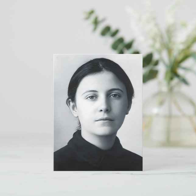 Sankta Gemma Galgani Vykort (Stående Fram)