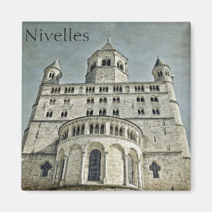 Sankta Gertruds kyrka i Nivelles, Belgien Magnet