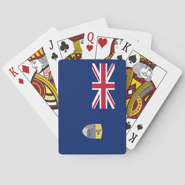  Sankta Helenas flagga Casinokort (Baksidan)