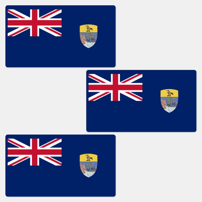  Sankta Helenas flagga Klistermärke (Grupp)