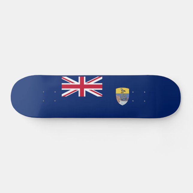  Sankta Helenas flagga Mini Skateboard Bräda 18,5 Cm (Horz)