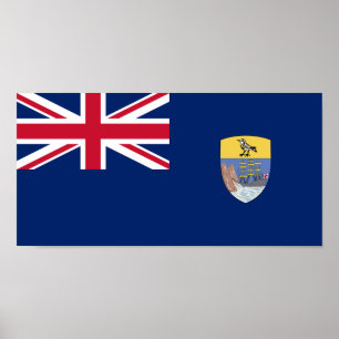 Sankta Helenas flagga Poster