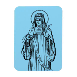 Sankta Hildegard av Bingen medeltida mystiker Magnet