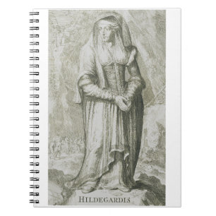 Sankta Hildegard av Bingen Medeltida Mystisk Konst Anteckningsbok