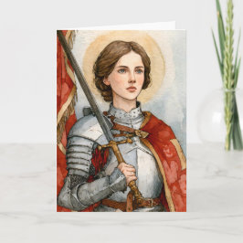 Sankta Jeanne d'Arc i rustning Kort