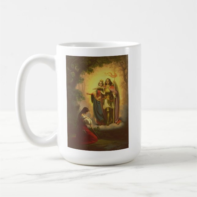 Sankta Jeanne d'Arc Kaffemugg (Vänster)