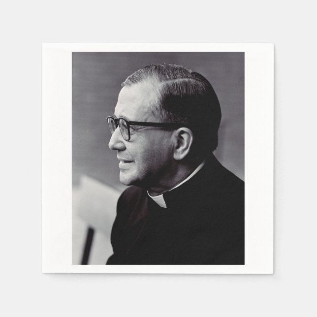 Sankta Josemaria Escriva  Pappersservett (Framsidan)