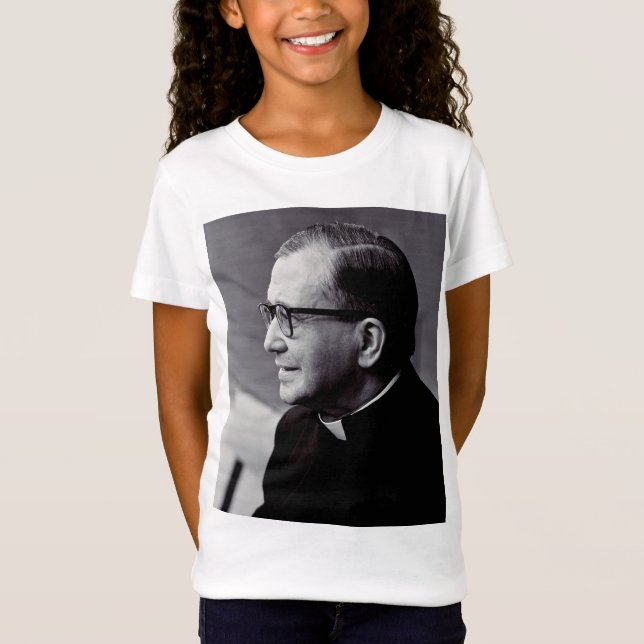Sankta Josemaria Escriva T Shirt (Framsida)