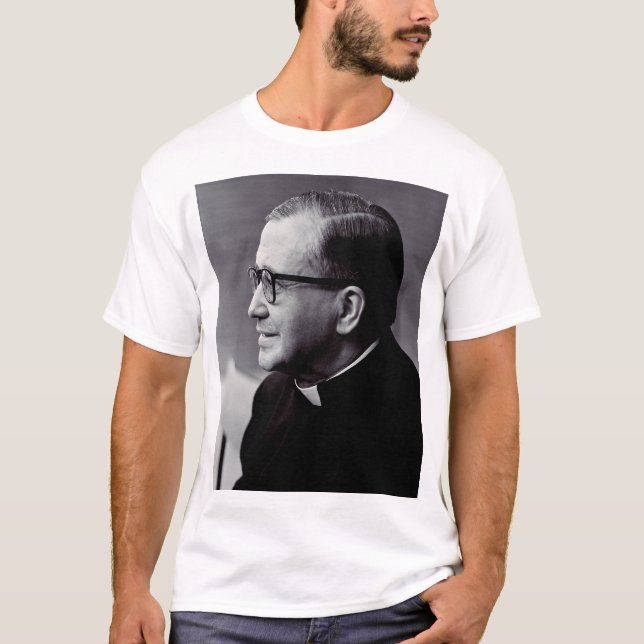 Sankta Josemaria Escriva T Shirt (Framsida)