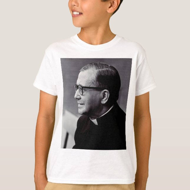 Sankta Josemaria Escriva T Shirt (Framsida)