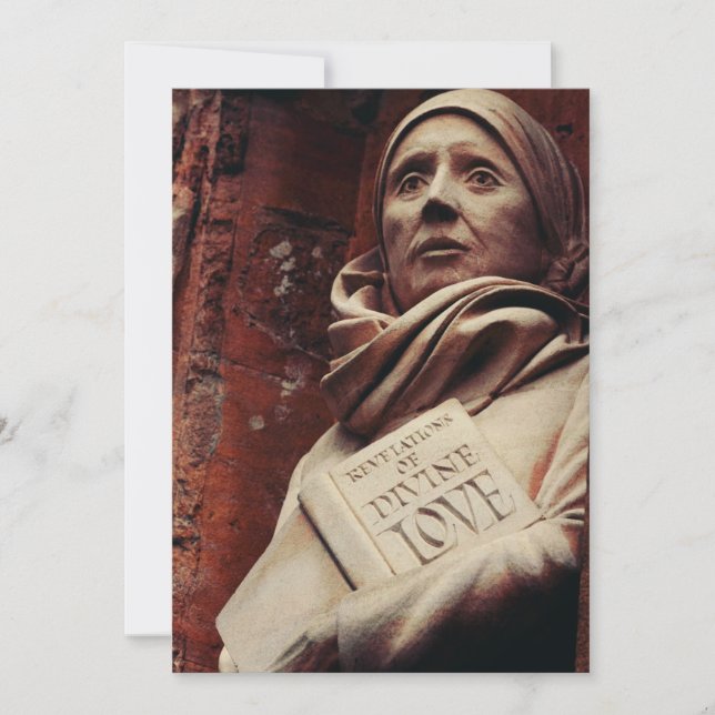 Sankta Julian av Norwich Julkort (Framsida)