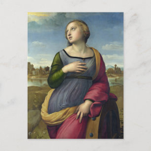 Sankta Katarina av Alexandria av Raphael Vykort