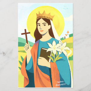 Sankta Katarina av Siena Flygblad