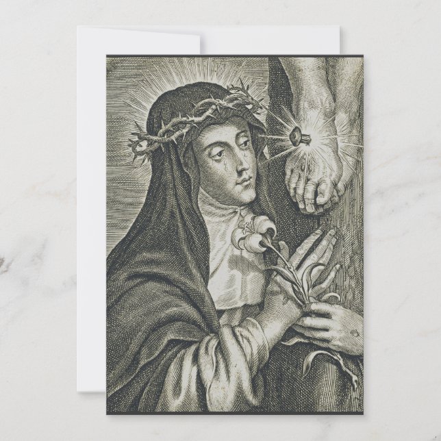 Sankta Katarina av Siena Inbjudningar (Framsida)