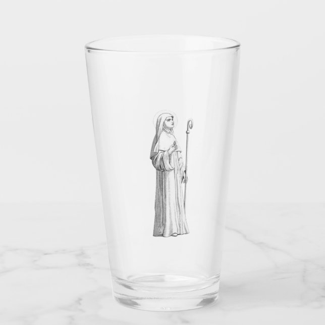 Sankta Katarina av Siena jungfru Glaskopp (Framsida)