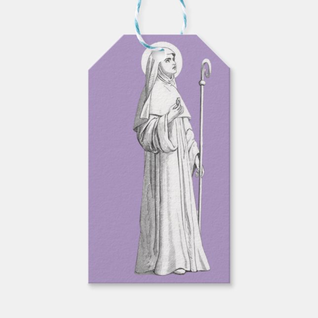 Sankta Katarina av Siena jungfru Presentetikett (Framsidan)