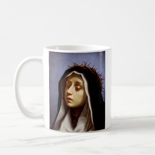 Sankta Katarina av Siena Kaffemugg (Vänster)