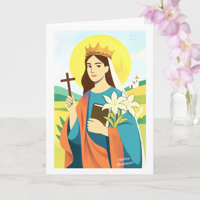 Sankta Katarina av Siena Kort (Orkide)