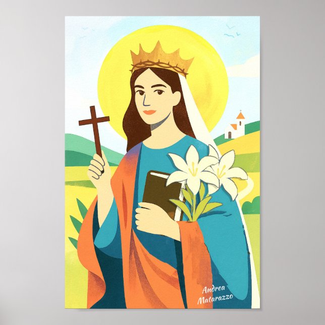 Sankta Katarina av Siena Poster (Framsidan)