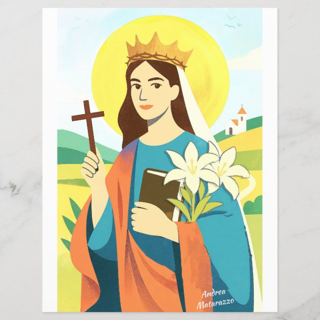 Sankta Katarina av Siena Reklamblad (Framsidan)