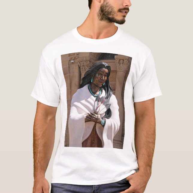 Sankta Kateri Tekakwitha T Shirt (Framsida)