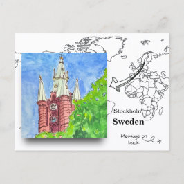 Sankta Klaras kyrka i Stockholm, Sverige Vykort